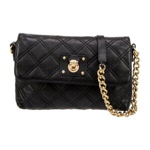 Marc Jacobs Quilted Crossbody Bag in Black